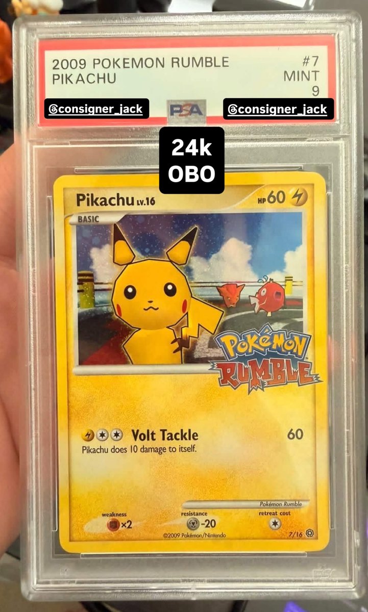 Pikachu PSA MINT 9