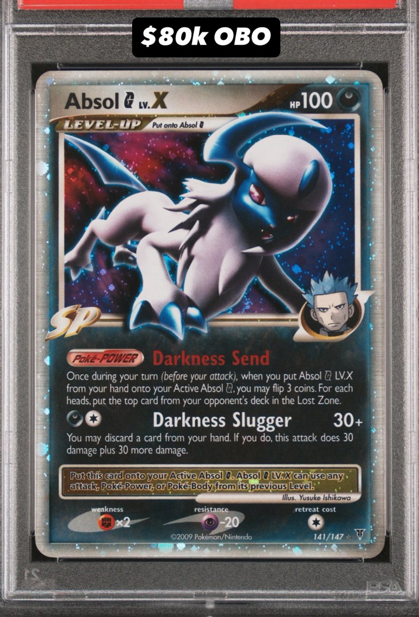 Absol G Lv X PSA GEM MT 10