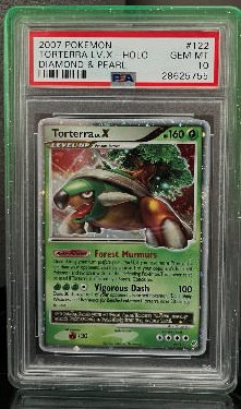 Torterra Lv X PSA GEM MT 10