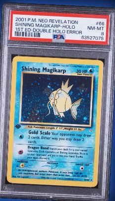 Shining Magikarp PSA NM-MT 8