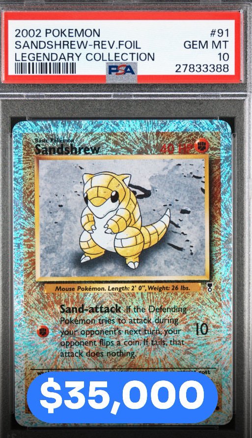 Sandshrew PSA GEM MT 10