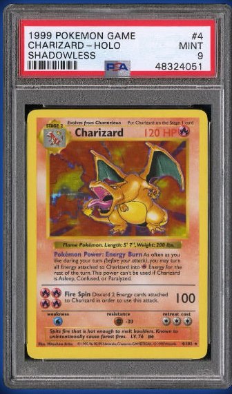 Charizard PSA MINT 9