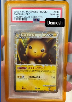 Raichu PSA GEM MT 10