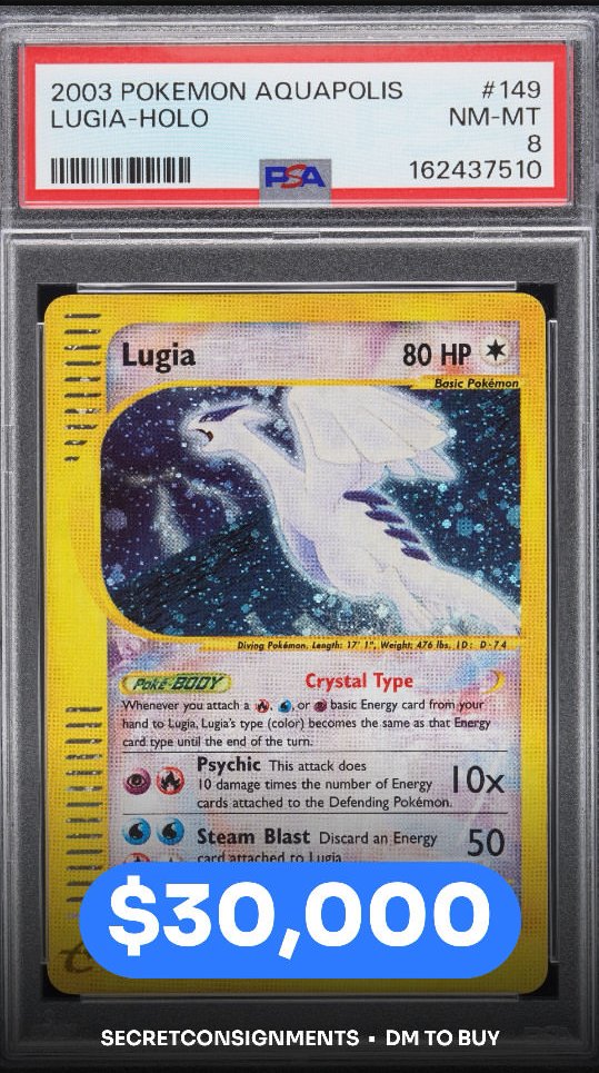 Lugia PSA NM-MT 8