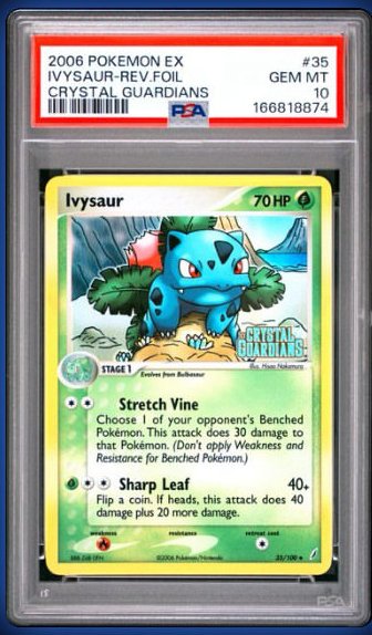 Ivysaur PSA GEM MT 10