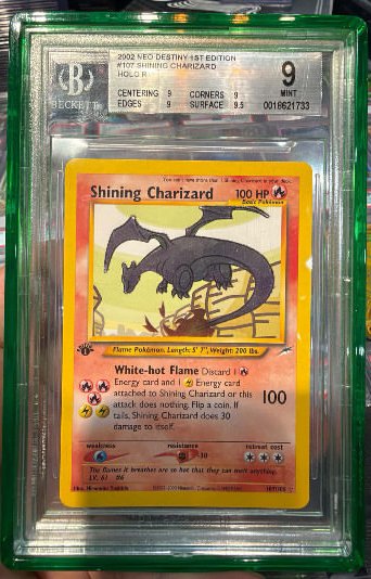 Shining Charizard BGS 9 MINT