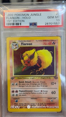 Flareon PSA GEM MT 10
