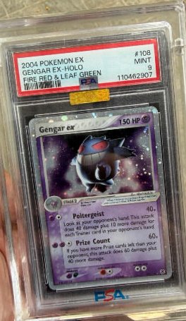 GENGAR EX PSA MINT 9