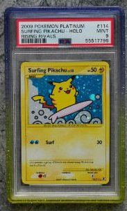 Surfing Pikachu PSA MINT 9