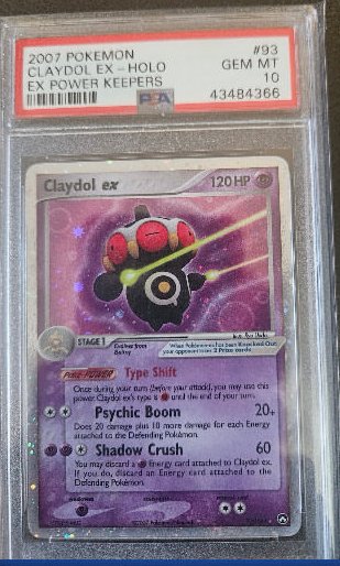Claydol EX PSA GEM MT 10
