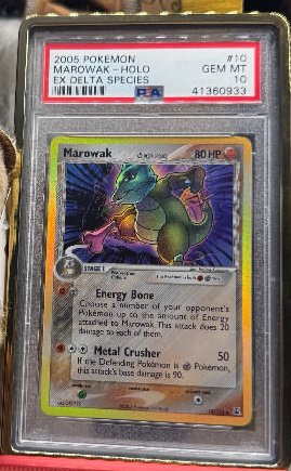 Marowak Δ PSA GEM MT 10