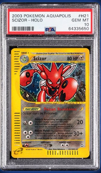 Scizor PSA GEM MT 10