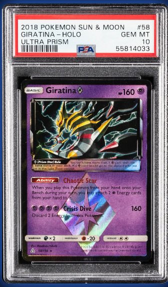 Giratina PSA GEM MT 10