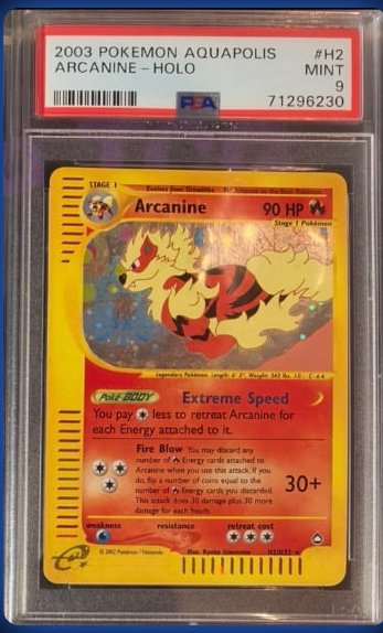 Arcanine PSA MINT 9