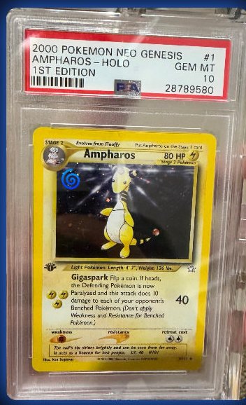 Ampharos PSA GEM MT 10