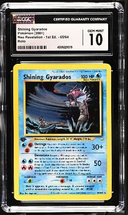 Shining Gyarados PSA GEM MT 10