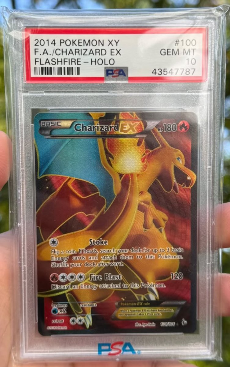 Charizard EX PSA GEM MT 10