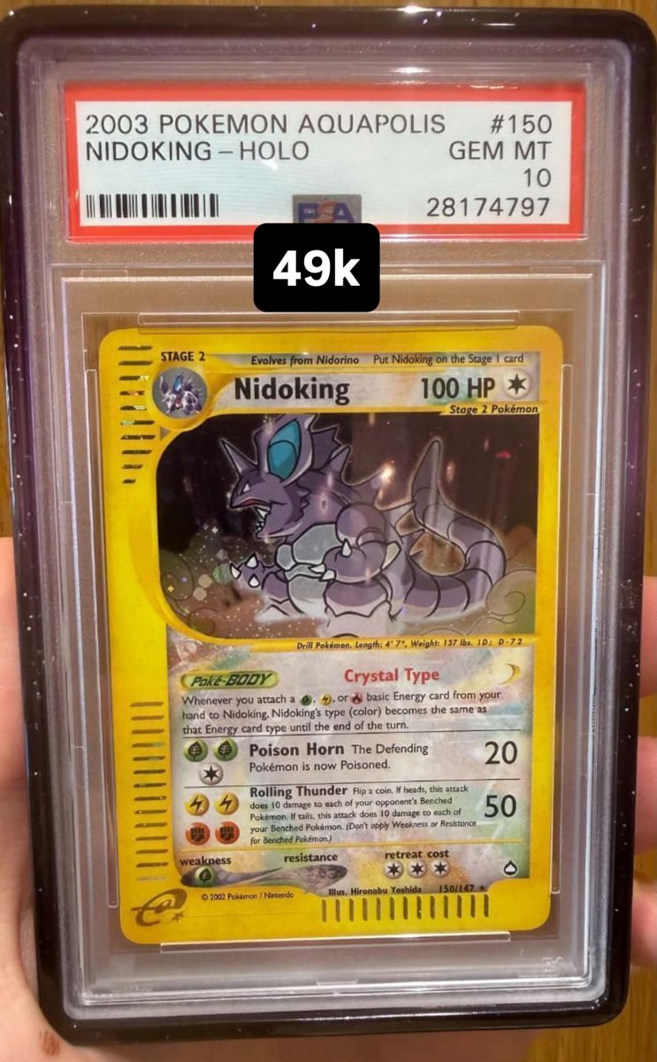 Nidoking PSA GEM MT 10
