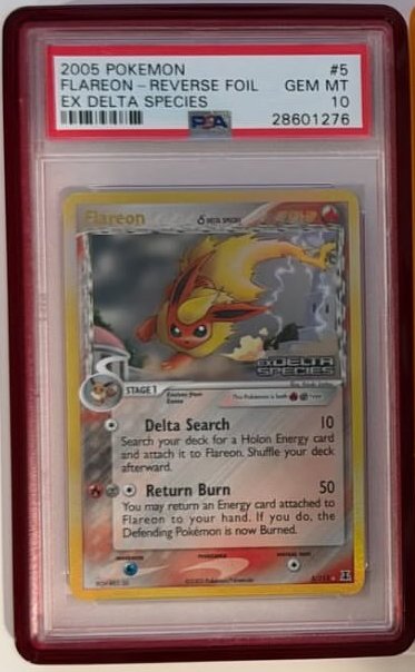 Flareon Δ PSA GEM MT 10