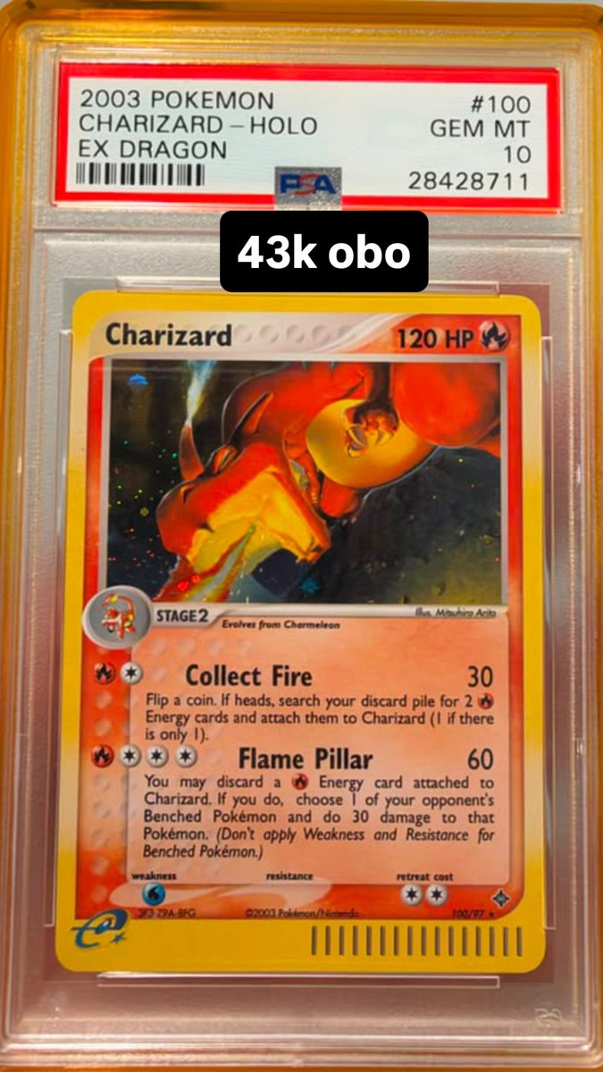 Charizard PSA GEM MT 10