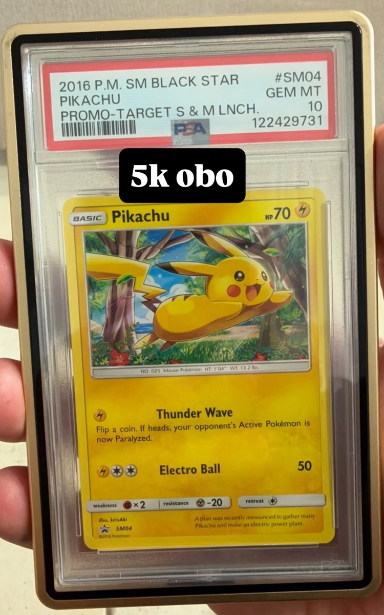 Pikachu PSA GEM MT 10