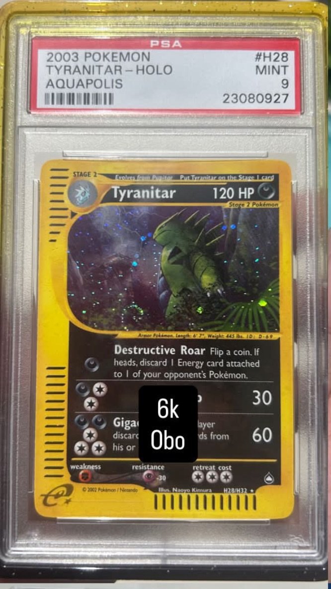 Tyranitar PSA MINT 9