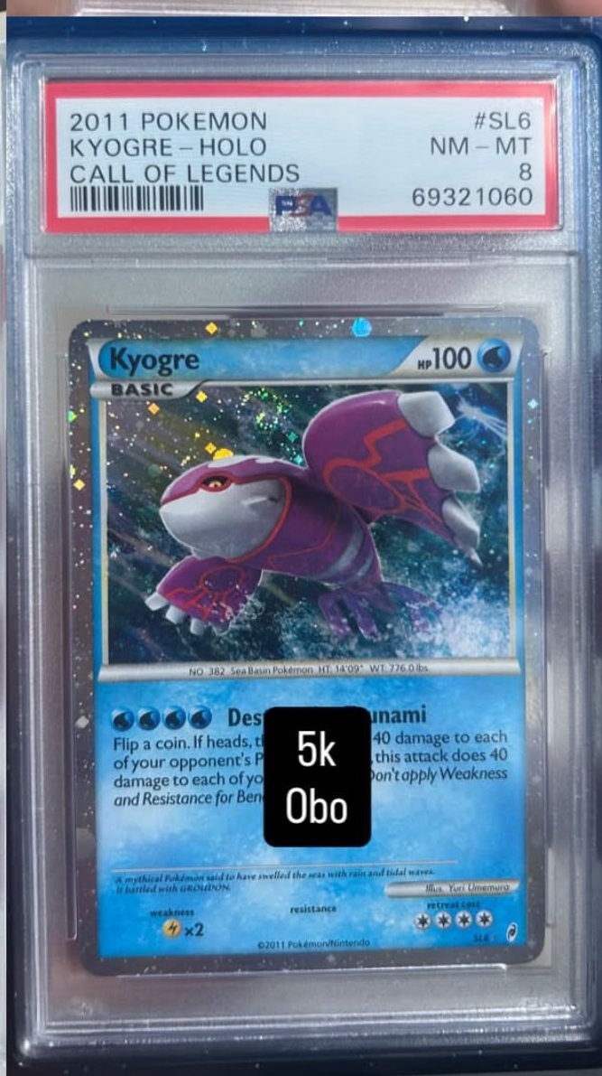 Kyogre PSA NM - MT 8