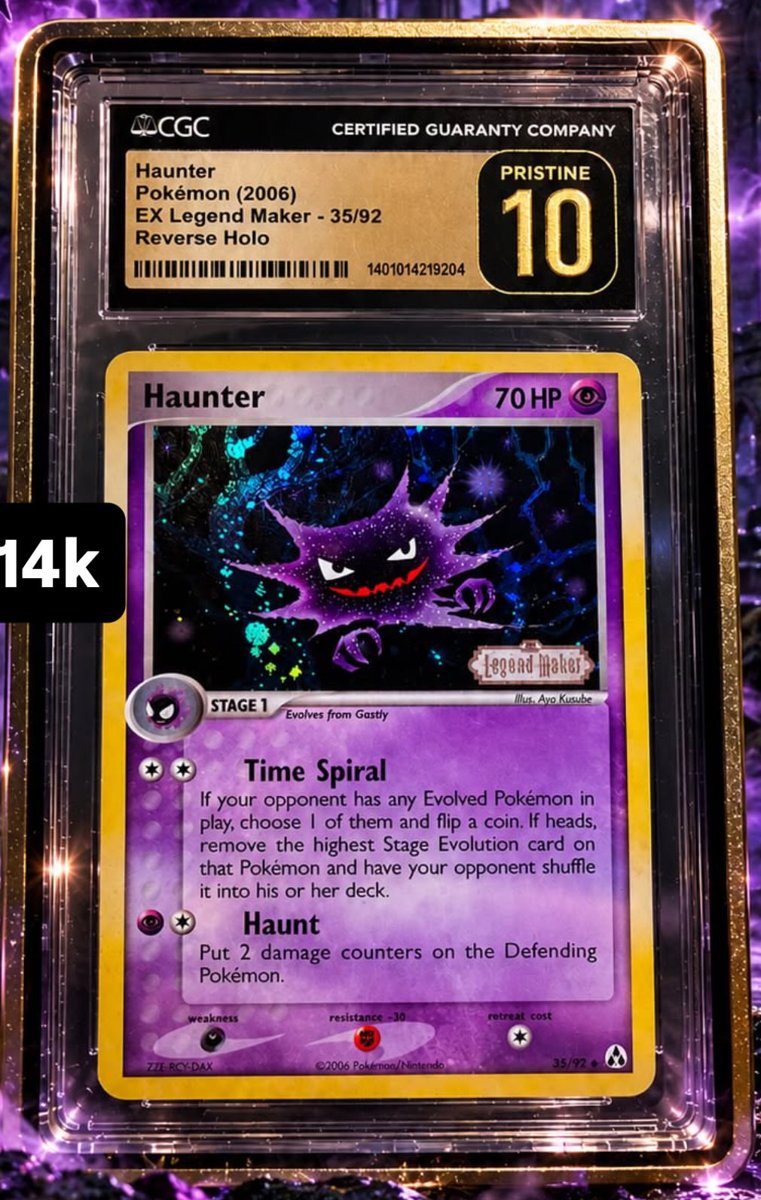 Haunter CGC PRISTINE 10