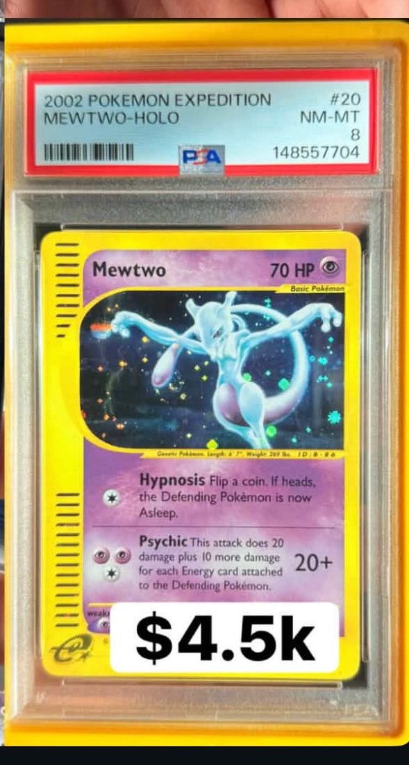 Mewtwo PSA NM-MT 8
