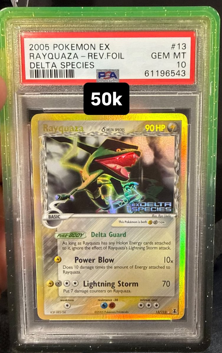 Rayquaza PSA GEM MT 10