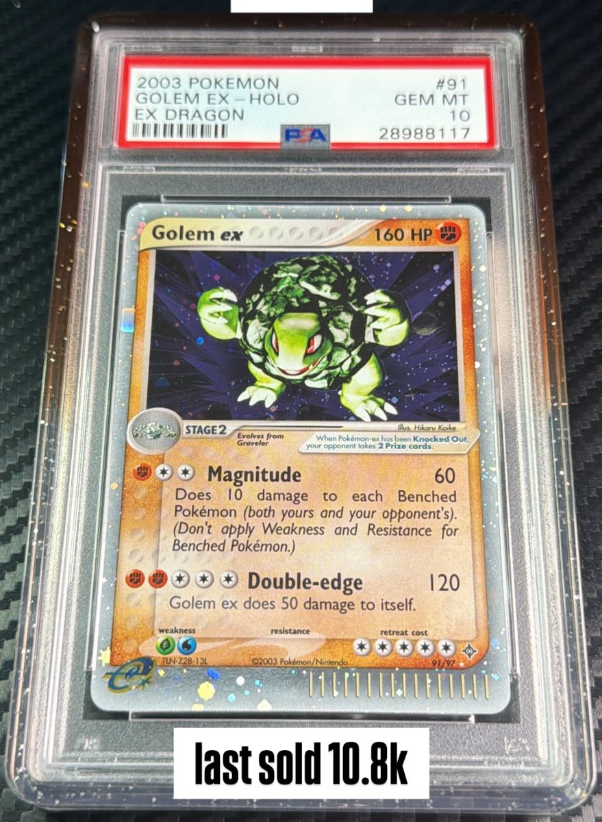 Golem EX PSA GEM MT 10