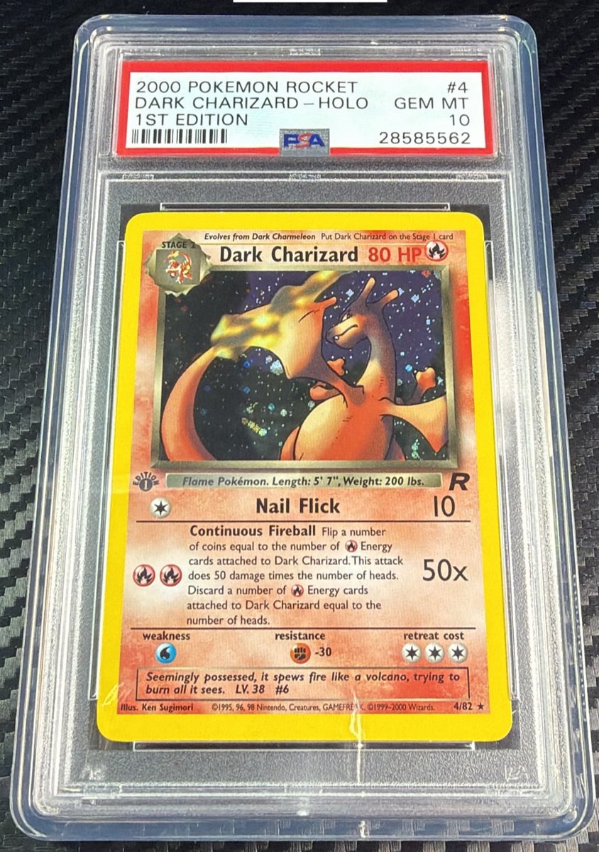 Dark Charizard PSA GEM MT 10