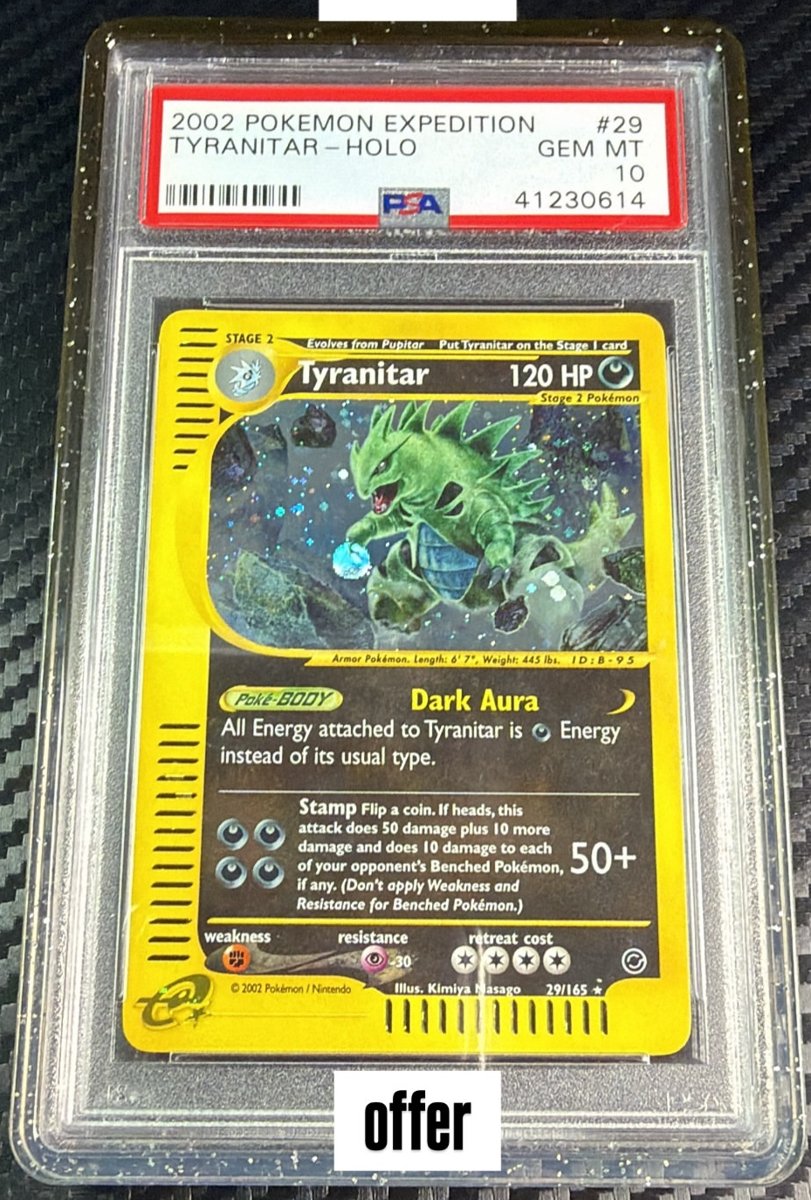 Tyranitar PSA GEM MT 10