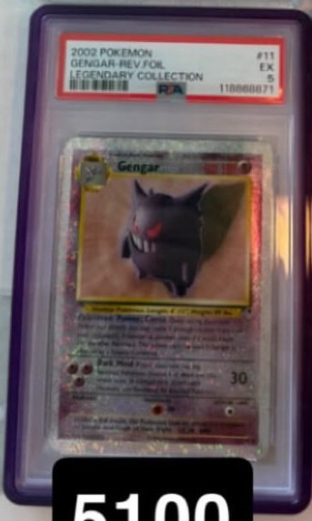 Gengar-Rev Foil PSA EX 5