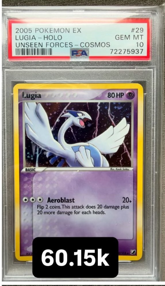 Lugia PSA GEM MT 10