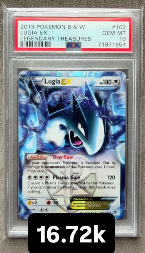 Lugia EX PSA GEM MT 10