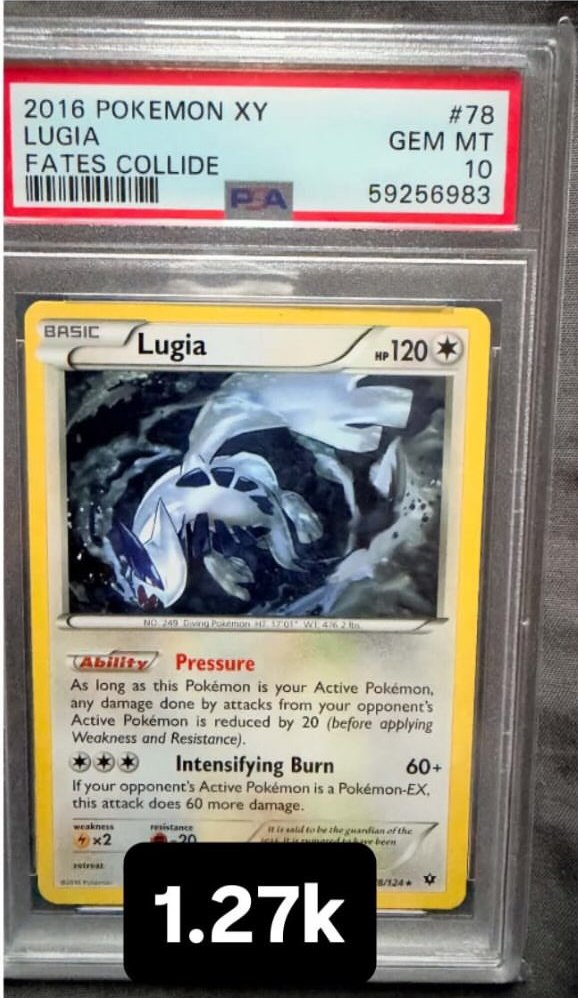 Lugia PSA GEM MT 10