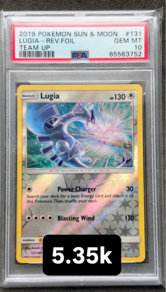 Lugia PSA GEM MT 10