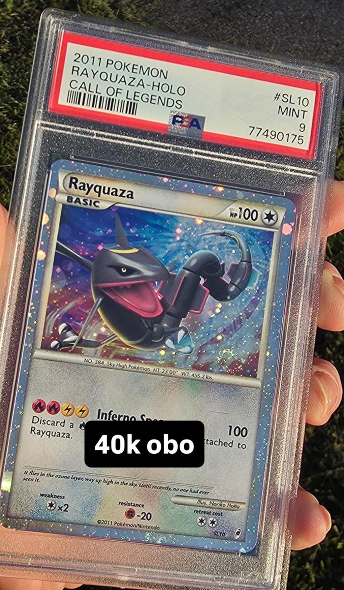 Rayquaza PSA MINT 9