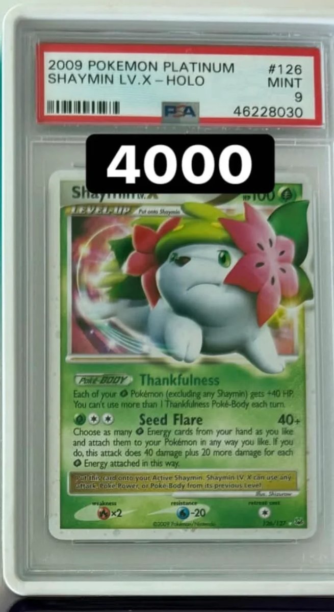 Shaymin Lv X PSA MINT 9