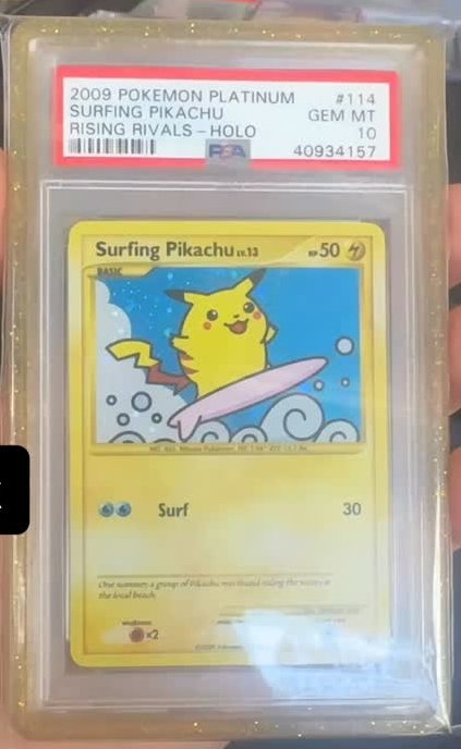 Surfing Pikachu PSA GEM MT 10