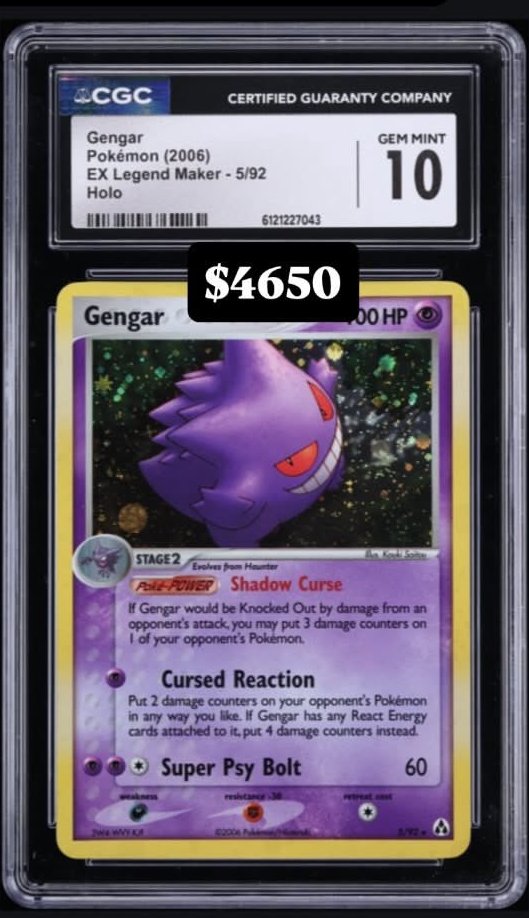 Gengar CGC GEM MINT 10