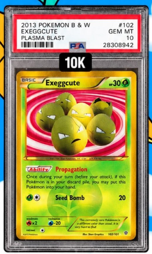 Exeggcute PSA GEM MT 10