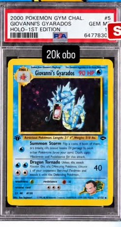 Giovanni's Gyarados PSA GEM M 1