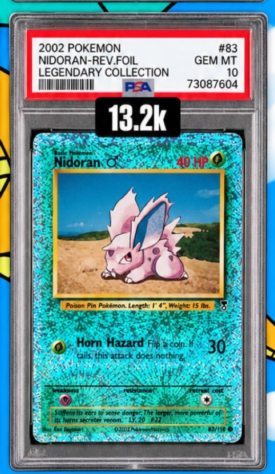 Nidoran PSA GEM MT 10