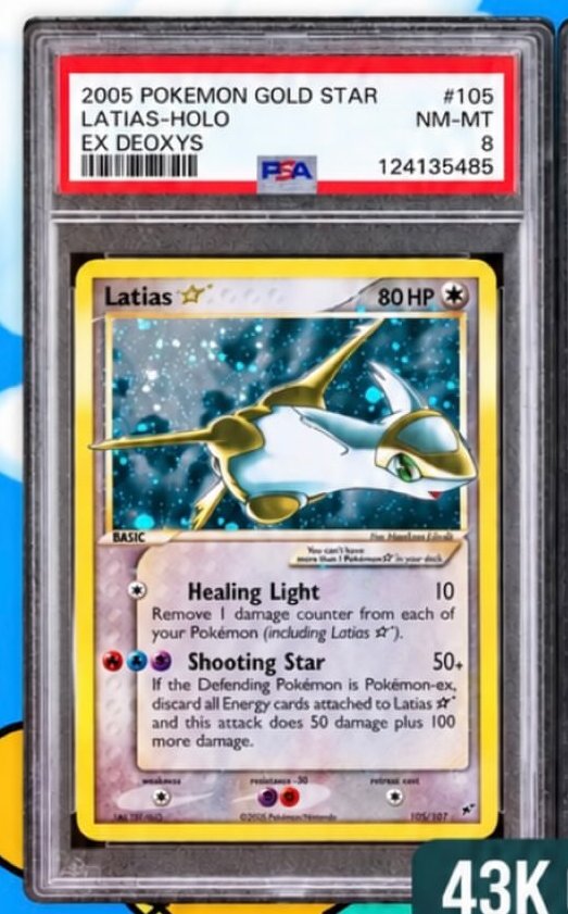 Latias PSA NM-MT 8