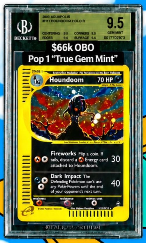 Houndoom BGS GEM MINT 9.5