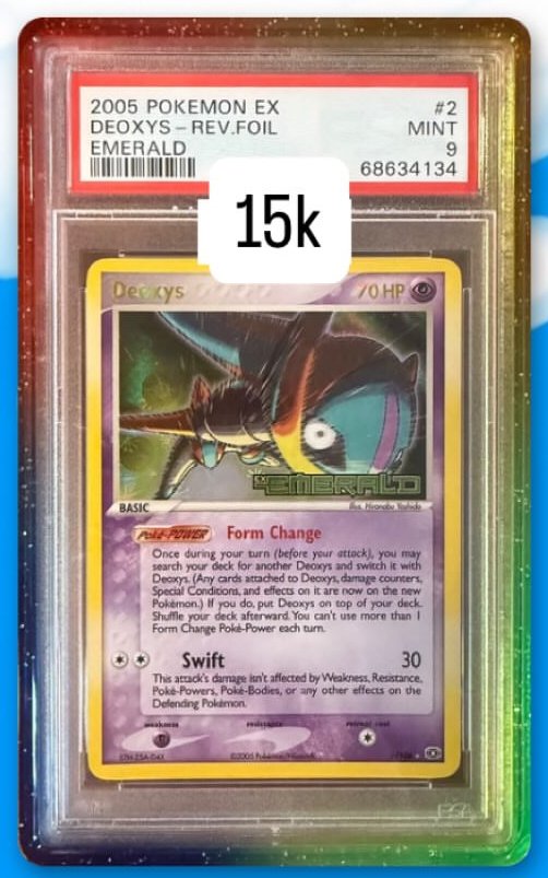 Deoxys PSA MINT 9