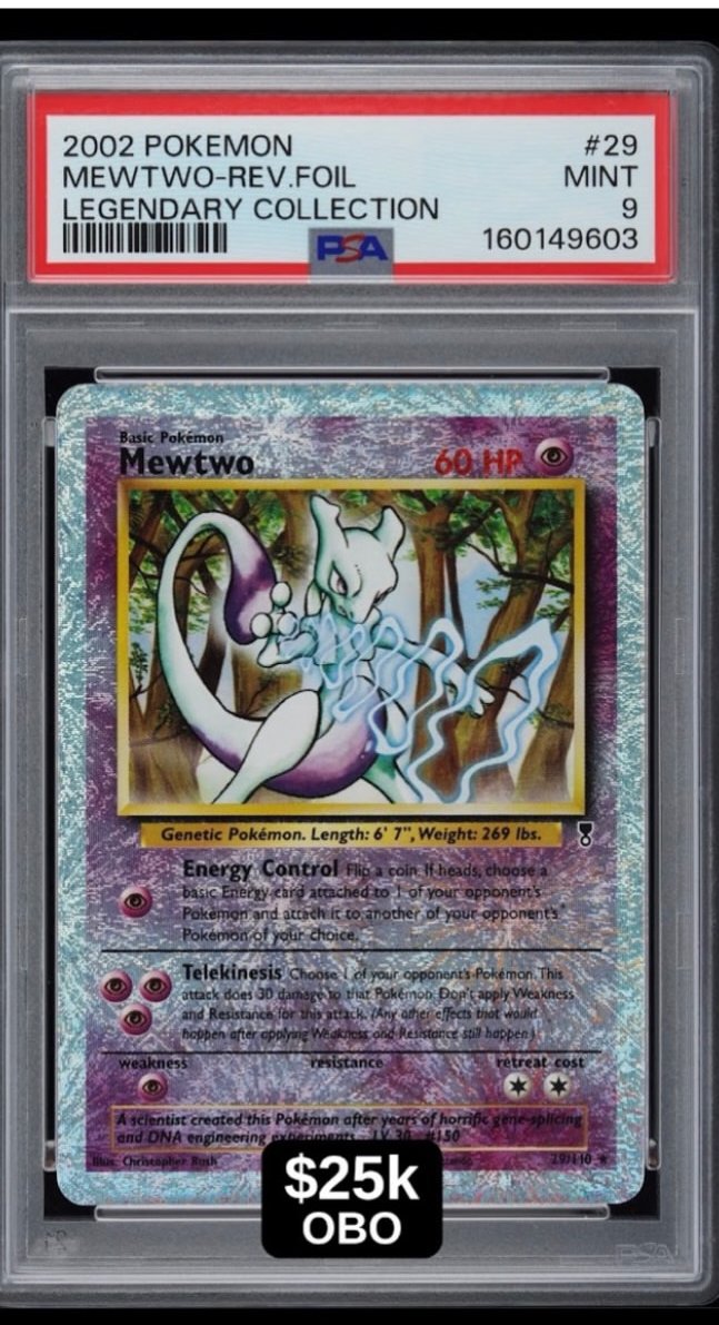 Mewtwo PSA MINT 9