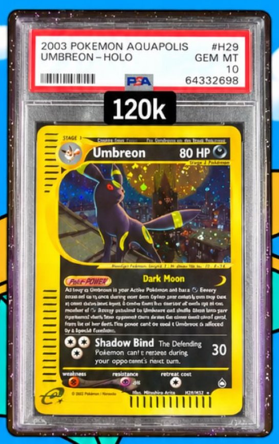 Umbreon PSA GEM MT 10